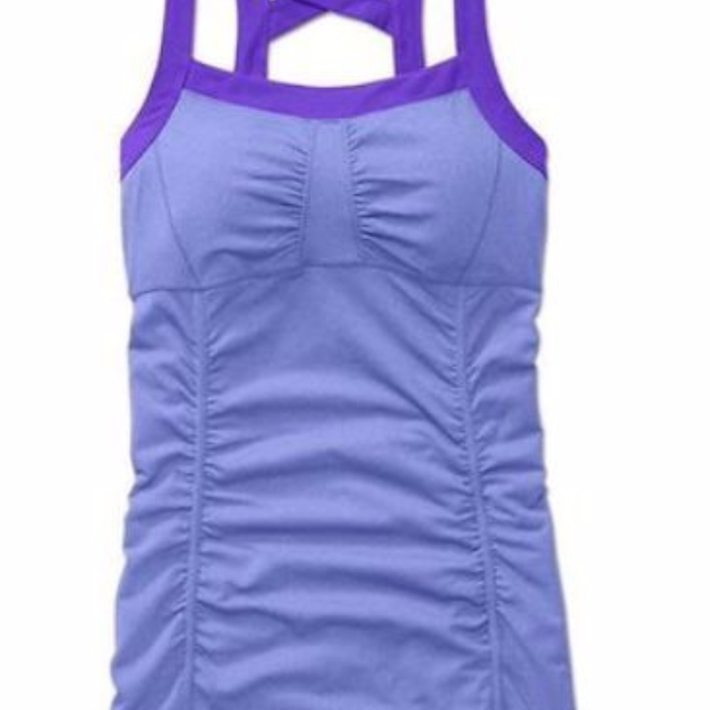 Athleta Medium Scrunch Cami/Tank Top  (PURPLE)